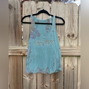 Zadig & Voltaire Studded Happy Tie Dye Tank